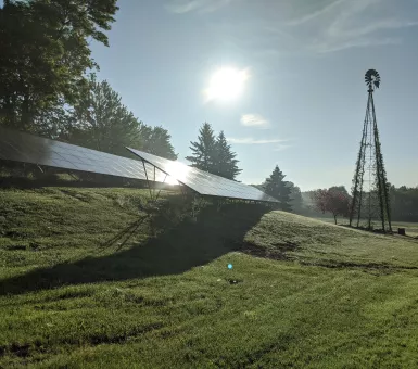 solar and pump