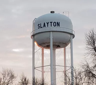 Slayton water tower