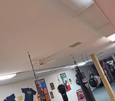 Naytahwaush Boxing Gym lighting