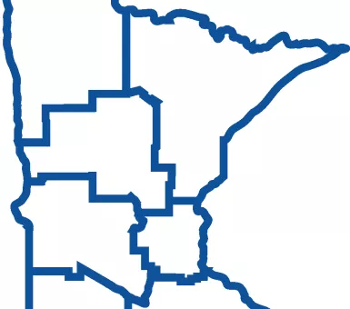 map of minnesota regions