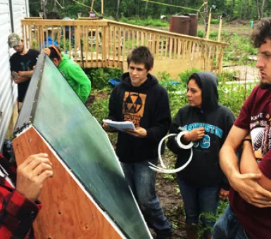 Learning all about solar thermal with hands-on training