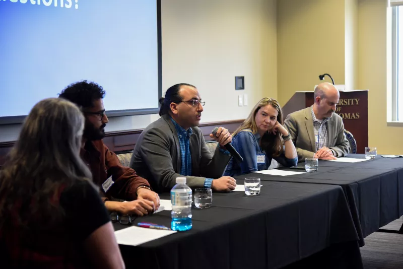 Panel of speakers