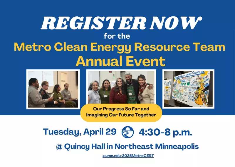 Register now for metro clean energy resource teams annual event